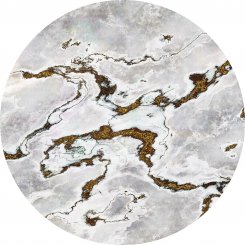 Rund wall sticker - Marble Vibe