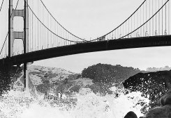 Golden Gate bron B/W