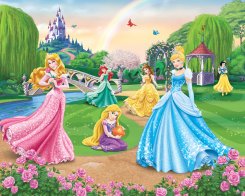 Disney Prinsessor från Walltastic barntapet