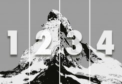 Matterhorn Illustration Black And White