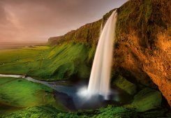 Waterfall In Iceland