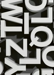 3D Typography Letters Abc