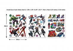 Väggdekor från Walltastic för barnrummet med Marvel Avengers