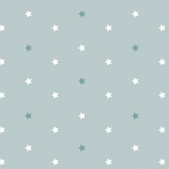 Dekorplast - 90 x 300 cm - Blå med stjärnor