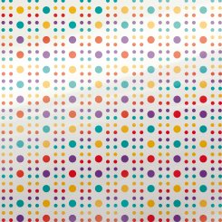 Dekorplast med prickar i  färgglada färger folie från Line Hogar Deco