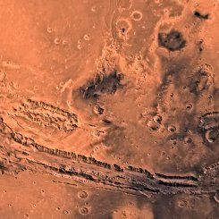Rund wall sticker - Mars