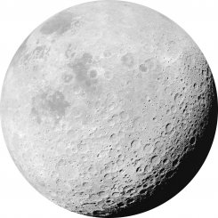Rund wall sticker - Luna