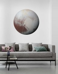 Rund wall sticker - Pluto
