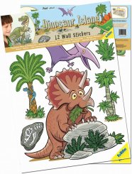 Väggdekor - Glada dinosaurier