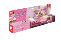 Förpackningen till Walltastics tapet med prinsessor för barn