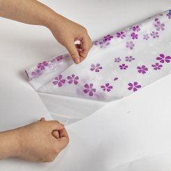 Lila & vita blommor