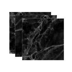Kakeldekor svart marmor DIY