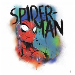 Marvel Spider man graffiti väggdekal