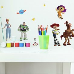 väggdekor med toy story 4 dekaler från roommates