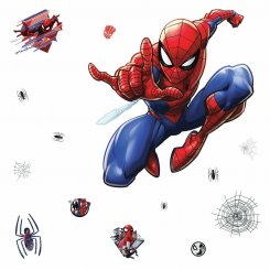väggdekal med Spider-Man i barnrum