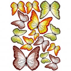 Fjärilar stickers