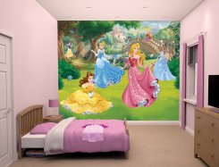 Disney prinsessor som barntapet