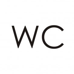 Väggtext WC