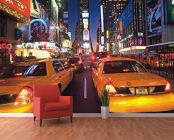 Fototapet (360x253 cm) New York Taxi cabs