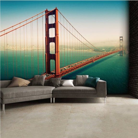 Fototapet med Golden gate bron i San Francisco