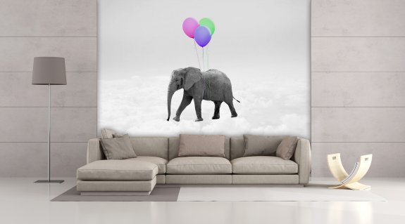 Elephant And Balloons