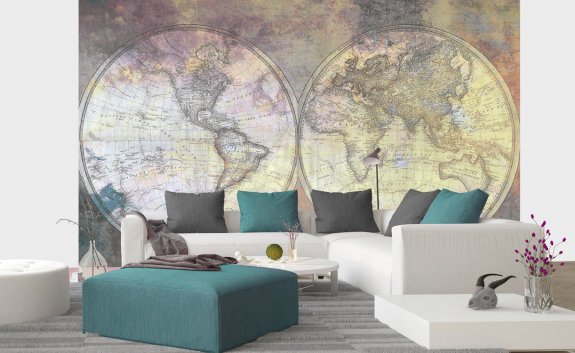 World Map Abstract