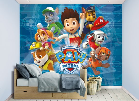 Barntapet med Paw Patrol Tasspatrullen