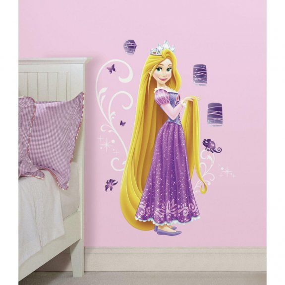 Väggdekor med Rapunzel fån Disney