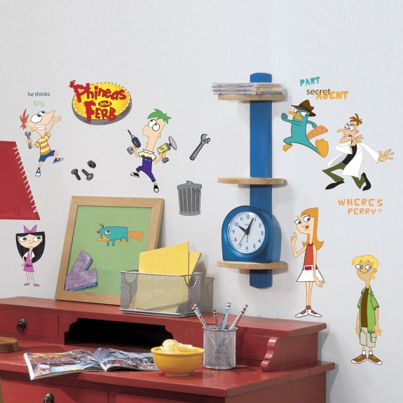 Phineas Ferb väggdekor för barn